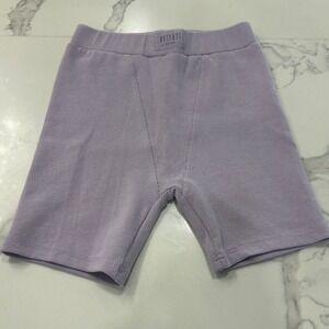 WNTRMSE Ribbed Bike Shorts Womens Size S/8 Grey‎ Cotton Casual Athleisure